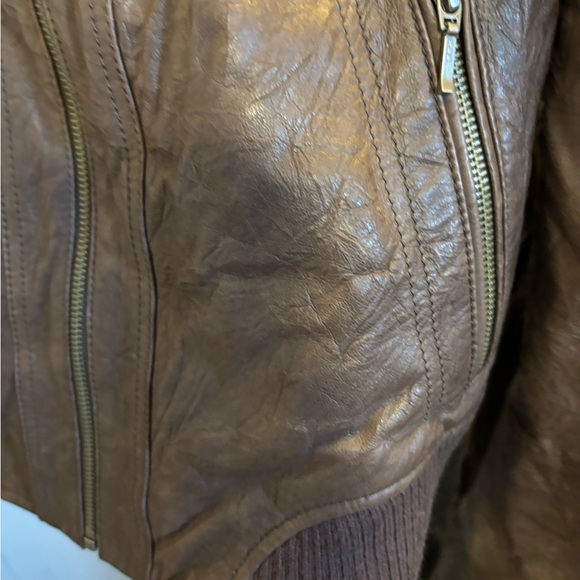 NWT Y2K leather jacket.  Xs - Picture 4 of 9